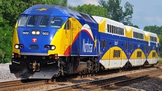 Northstar Commuter Train Minneapolis Minnesota [upl. by Zinnes842]