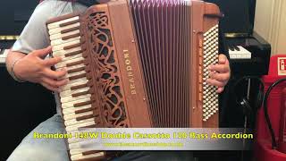 Brandoni 148W Double Cassotto 120 Bass Accordion [upl. by Colene]