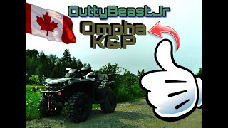 Outlander 650 XT Ompha and KampP Trails  Calabogie Ontario [upl. by Hayden]