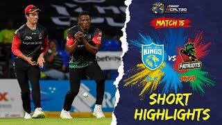 Highlights  St Lucia Kings vs St Kitts and Nevis Patriots  CPL 2022 [upl. by Arakihc778]