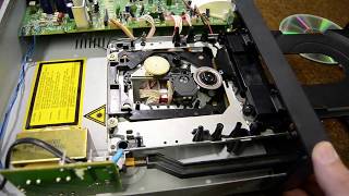 NAD CD Player  How a CD player works  laser unit replacement [upl. by Chaddie]