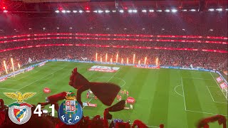 BENFICA ESMAGA O PORTO NO CLÁSSICO BENFICA 4X1 PORTO  Vlog 33 [upl. by Keenan541]