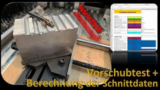 CNC Vorschub und Zustellung berechnen Demo Fräsungen in Alu ALCUPB CNCUnikate [upl. by Lydnek]