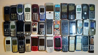 All my old NOKIA phones collection [upl. by Aeslehc]