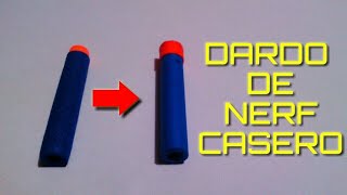 Como hacer un dardo de nerf casero [upl. by Child]