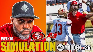 Epic Showdown 49ers Battle Buccaneers In Week 10 Madden 25 Simulation On Ps5 [upl. by Ravert]