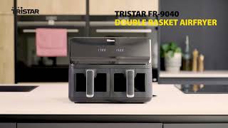 Tristar FR9040 Double Basket Airfryer EN [upl. by Eseryt69]