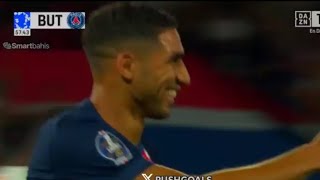 Achraf Hakimi Goal  PSG vs Montpellier 60 Goals Results and Extended highlights2024 [upl. by Tnafni]