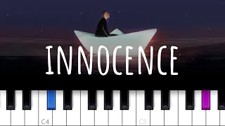 Innocence  Nathan Wagner piano tutorial [upl. by Bruyn]