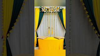 Haldi Ceremony Decoration Ideas haldiceremony trending [upl. by Riek]