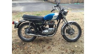 1973 Triumph Tiger TR750R [upl. by Adirem]