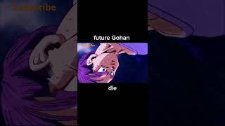 Death of Gohan  gohan gohan futuregohan songoku dragonball [upl. by Airet]