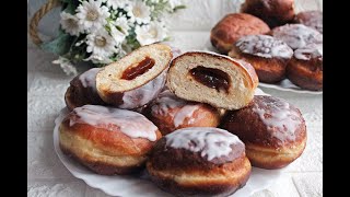 NAJLEPSZE DOMOWE PĄCZKI pączki cake donuts [upl. by Adeehsar]