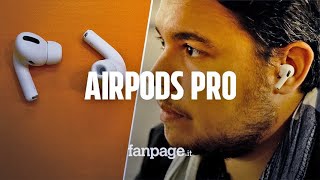 AirPods Pro unboxing e prova delle cuffie con cancellazione del rumore di Apple [upl. by Llovera248]