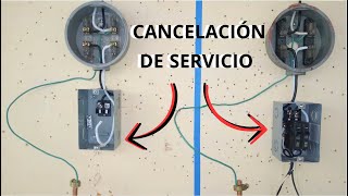 CANCELACIÓN DE SERVICIO 110 V  ELECTRICIDAD [upl. by Miarfe456]