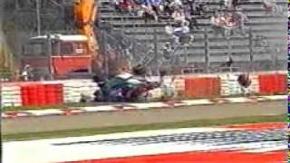 Rubens Barrichello Serious Crash Imola 1994  San Marino Grand Prix [upl. by Cowden472]