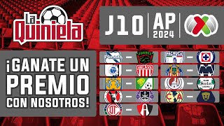 La Quiniela de la Liga MX  Jornada 10 del APERTURA 2024 [upl. by Kallman]