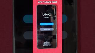 Vivo Y16 Hard Reset 2024  Vivo Y16 Frp Bypass  shorts [upl. by Engedus]