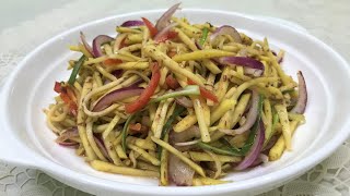 Green Mango Salad Ensaladang Mangga [upl. by Gefell]