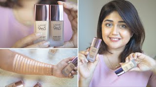 NEW Lakme 9to5 Primer  Matte Perfect Cover Foundation SWATCHES  corallista [upl. by Gilberto]