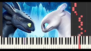 Furies In Love How To Train Your Dragon 3  PIANO [upl. by Noside]