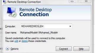 Remote Desktop Connection التحكم بكميبوتر آخر MohamedMoslehG [upl. by Enirak]