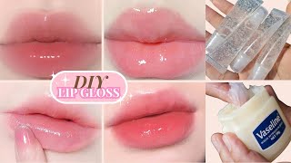 DIY Clear Lipgloss With Vaseline  DIY LIP GLOSS how to make lip gloss in 5 minutes  LipGloss [upl. by Hairas155]