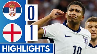 Serbia vs England 01 Highlights amp All Goals  Euro 2024 [upl. by Beata]