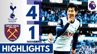 Tottenham vs West Ham 41 Highlights [upl. by Settera259]