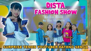 DISTA FASHION SHOW FULL SUPPORT DARI ALUNA AMANDA LEIKA QAIREEN🥰 LANGSUNG SEMANGAT TAMPIL trend [upl. by Aielam]