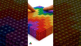 💜🩵💚💛🧡❤️ Amazing Satisfying With Tiny Magnet Balls amp ASMR Magnet shorts asmr [upl. by Agnesse713]