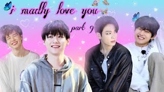 taekook kiss  i madly love you 💜part9  taekook love story  bts bearbunnyworld [upl. by Atnoek841]