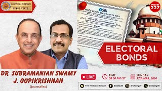 Electoral Bonds  Dr Swamy with J Gopikrishnan ElectoralBonds [upl. by Garlaand848]