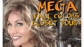 MEGA FALL COLORS CLOSET TOUR classictaz [upl. by Einre]