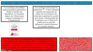 Introduction  questce que la sociologie  présentation rapide [upl. by Ariamat]
