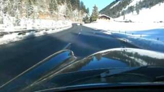 Mercedes Benz 280SE W108 Winterfahrt in den Alpen [upl. by Alekim]