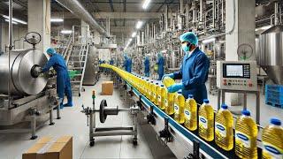 quotIndustrial Process for Sunflower Oil Manufacturing From Seeds to Refined Oilquot [upl. by Kinna]