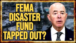 Mayorkas FEMA Relief Fund OUT OF CASH Halfway Through Hurricane Season [upl. by Eiger]