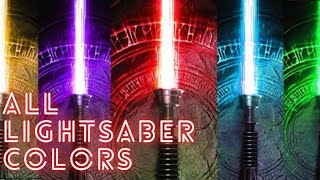 All LIGHTSABER colors EXPLAINED  Canon [upl. by Retluoc]