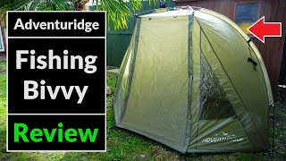 Adventuridge Fishing Bivvy Shelter from Aldi  BARGAIN Tackle Review [upl. by Kerman660]