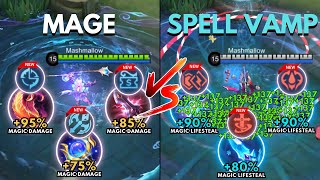 Odette Mage Build vs Odette Spell Vamp Build  Build Top 1 Global Odette  MLBB [upl. by Tubb]