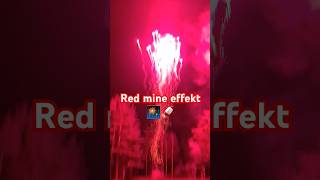 Fyrverkeri 🎆🚀 red mine effektFireworks red mine Fyrverkeri fireworks pyro nyår subscribe [upl. by Gavin]