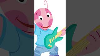 Uniqua plays the backyardigans theme [upl. by Anaibaf]