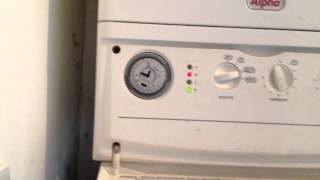 Alpha CD25x Boiler loosing pressure flashing red lights [upl. by Vacuva]