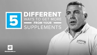 5 Different Ways To Get More From Your Supplements  Darryn Willoughby PhD [upl. by Anilyx]