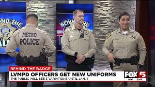 Behind the Badge LVMPD debuts new uniforms for police officers [upl. by Ezar]