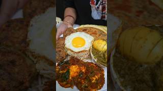 Best Egg Thali shorts cooking asmr [upl. by Darrick]