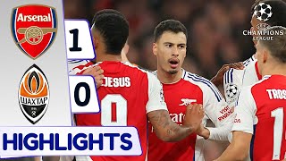 Arsenal vs Shakhtar Donetsk 10  All Goals amp Extended Highlights  UEFA Champions League 202425 [upl. by Waligore]