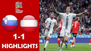 Slovenia vs Austria 11 Highlights Goals  Nations League 2024 [upl. by Pierce]