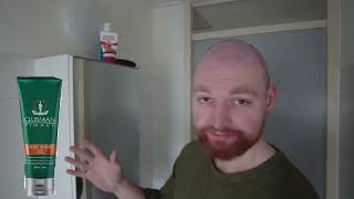 Best shave product for the bald Clubman Pinaud head shave gel [upl. by Ettena]